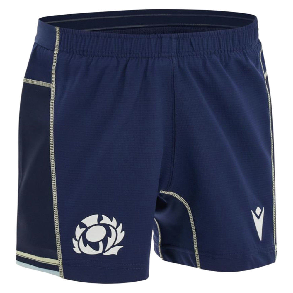 2026-2027 Scotland Rugby Home Shorts (Navy/Sand) - Kids_0