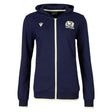 2026-2027 Scotland Rugby Travel Full Zip Hoodie (Navy/Sand) - Womens_0