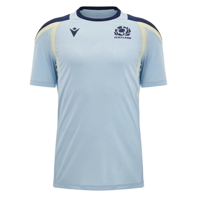 2026-2027 Scotland Rugby Training Shirt (Blue/Sand) - Kids_0
