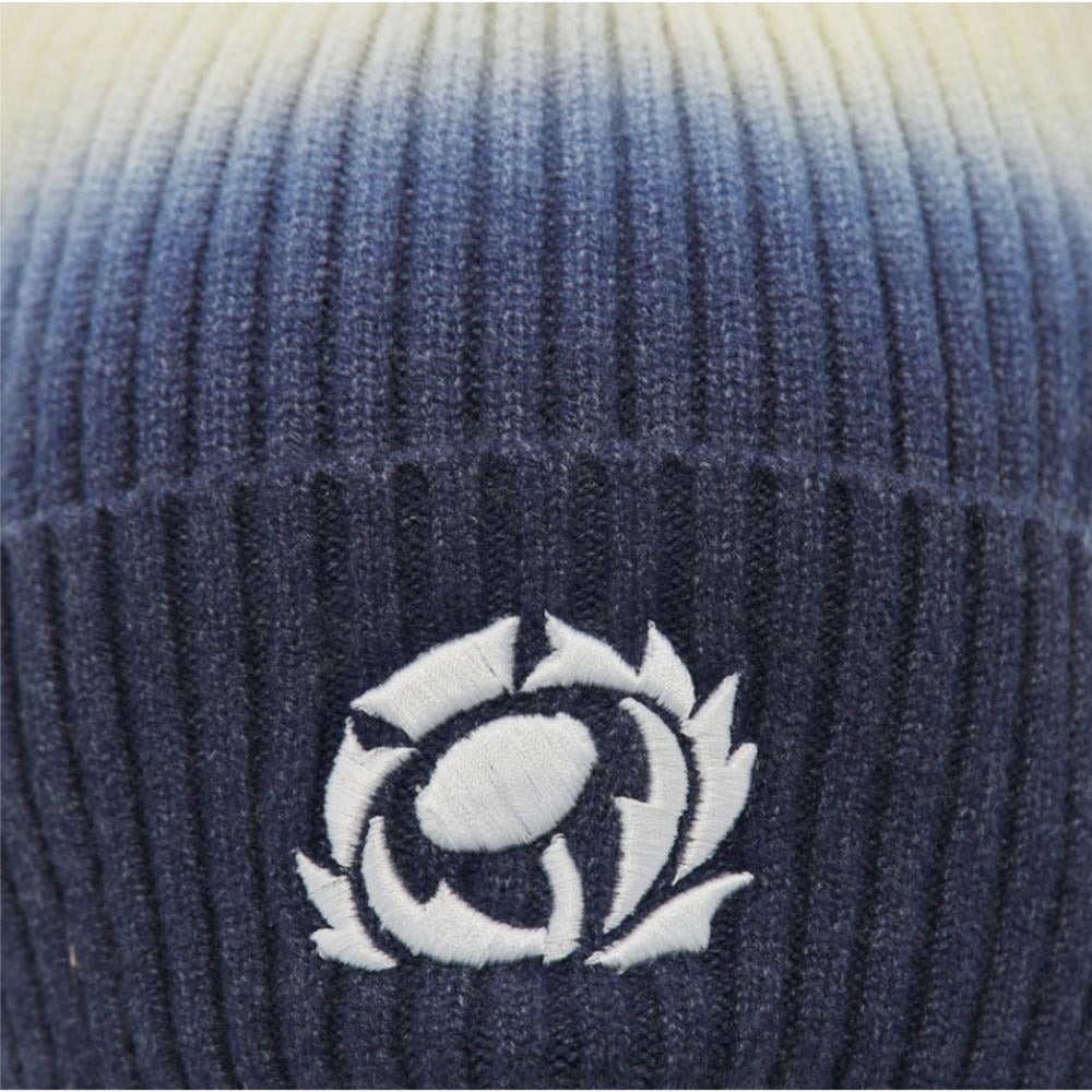 2026-2027 Scotland Rugby Pom Pom Beanie (Navy/Sand)_1