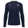 2026-2027 Scotland Rugby Ath LS Cotton Tee (Navy)_0
