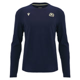 2026-2027 Scotland Rugby Ath LS Cotton Tee (Navy)_0