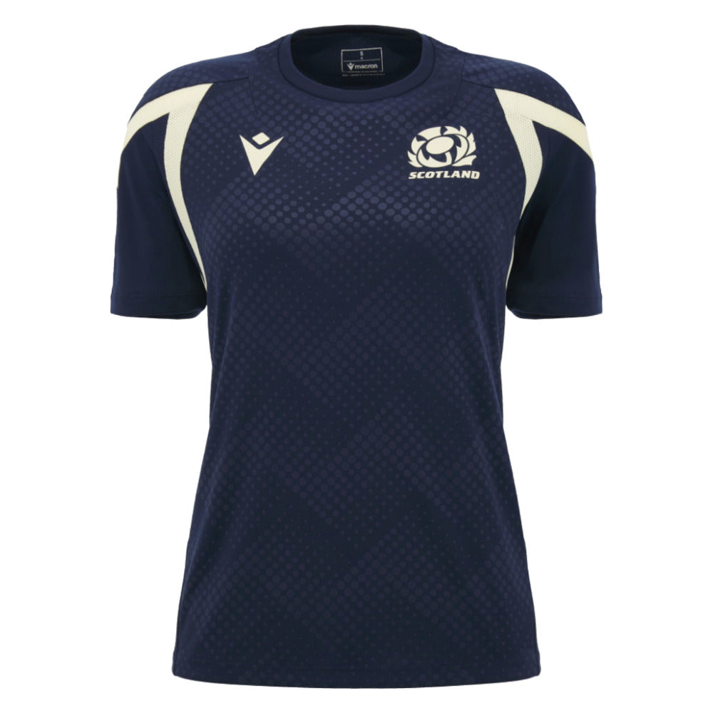2026-2027 Scotland Rugby Training Shirt (Navy) - Womens_0