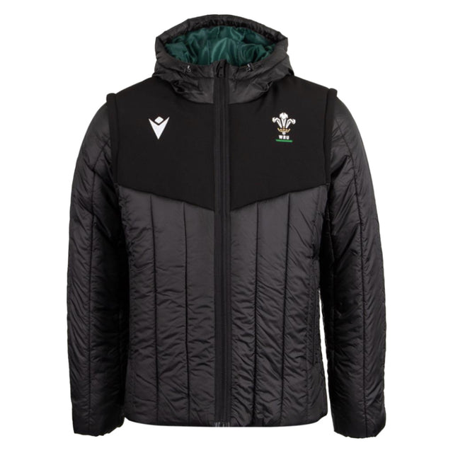 2026-2027 Wales WRU Rugby Travel Bomber Jacket (Black)_0