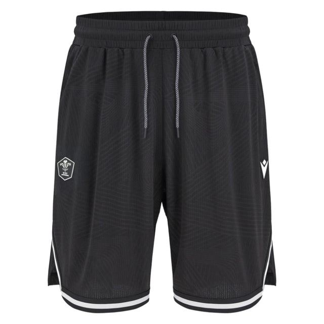 2026-2027 Wales WRU Rugby Training Shorts (Black)_0