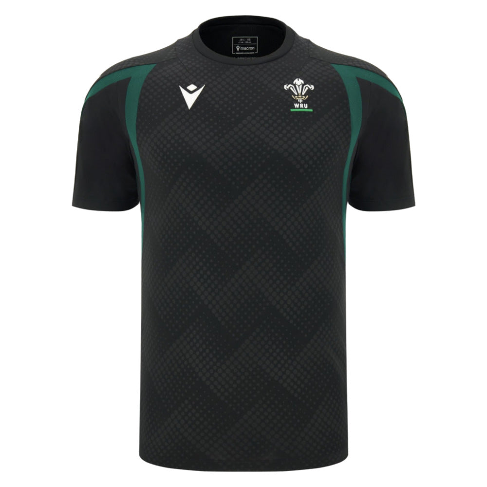 2026-2027 Wales WRU Rugby Player Training Shirt (Black) - Kids (Tipuric 7)_2