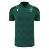 2026-2027 Wales WRU Rugby Travel Polo Shirt (Green)_0