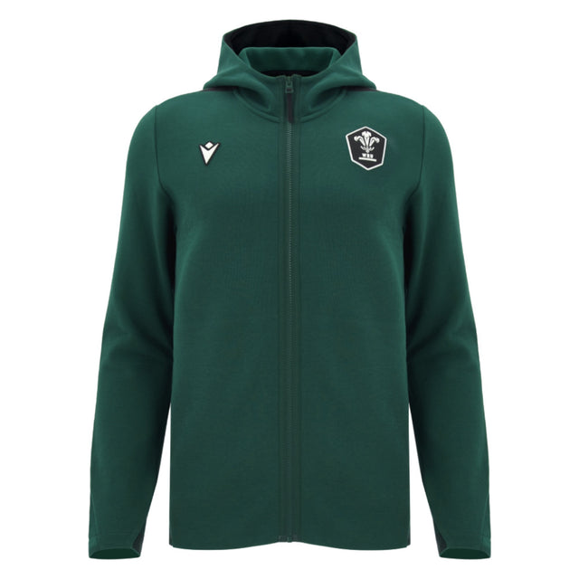 2026-2027 Wales WRU Rugby Ath Full Zip Hoodie (Green)_0