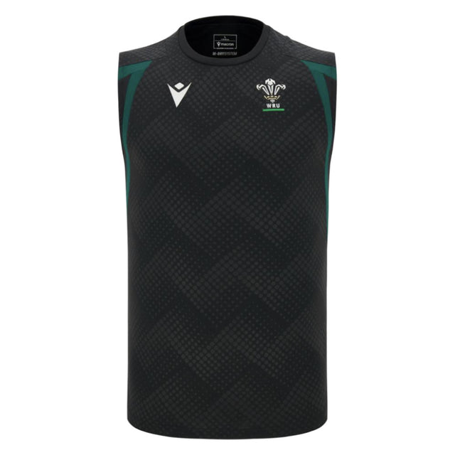 2026-2027 Wales WRU Rugby Sleeveless Training Vest (Black)_0