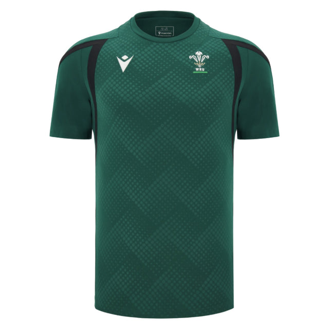 2026-2027 Wales WRU Rugby Training Shirt (Green) - Kids_0