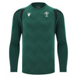 2026-2027 Wales WRU Rugby LS Training Jersey (Green) - Kids_0