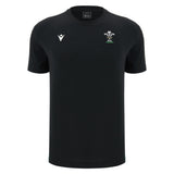 2026-2027 Wales WRU Travel Cotton T-Shirt (Black) - Kids_0