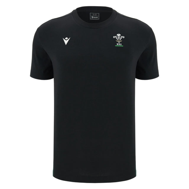 2026-2027 Wales WRU Travel Cotton T-Shirt (Black) - Kids_0