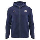 2026-2027 Scotland Rugby Full Zip Travel Hoody (Navy) - Kids_0