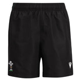 2026-2027 Wales WRU Bermuda Training Shorts (Black) - Kids_0