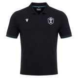 2026-2027 Wales WRU Rugby Travel Cotton Polo (Black) - Kids_0