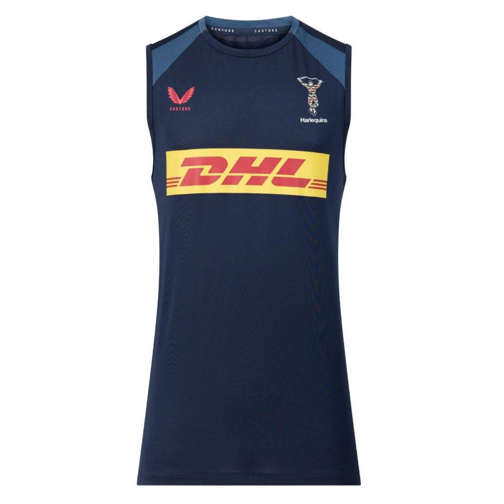 2026-2027 Harlequins Training Vest (Navy/Ensign Blue)_0