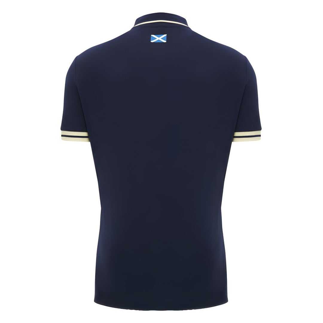 2026-2027 Scotland Rugby Polo Shirt (Navy/Sand) - Kids_2