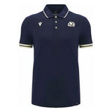2026-2027 Scotland Rugby Polo Shirt (Navy/Sand) - Kids_0
