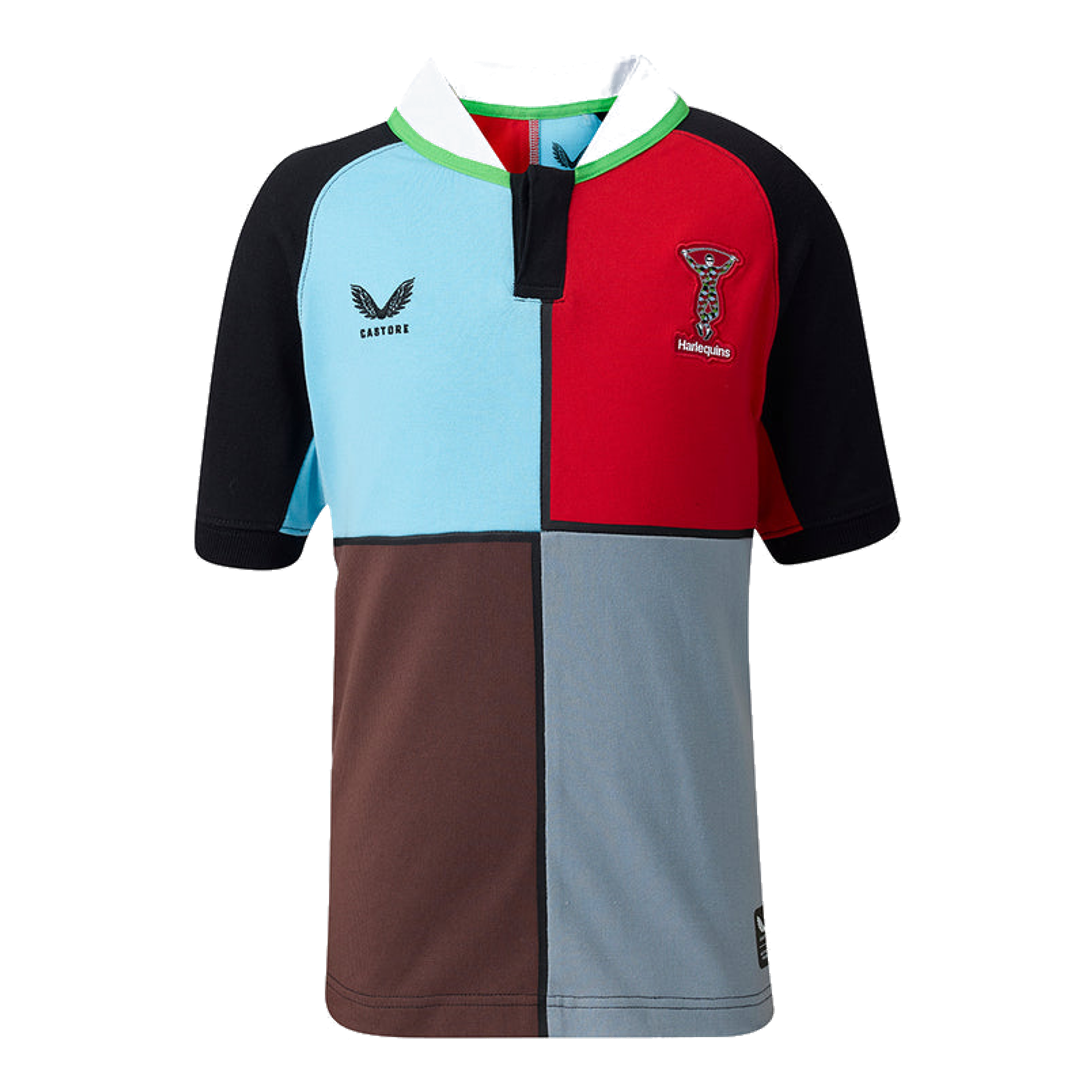 2026-2027 Harlequins Home Classic Short Sleeve Shirt (Kids) (Your Name)_2