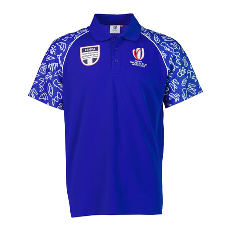 Rugby World Cup 2023 Samoa Polo - Royal Blue_1