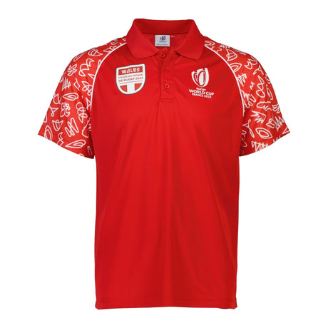Rugby World Cup 2023 Wales Polo - Red_1