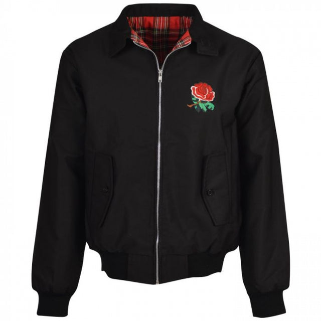 England 1980 Rugby Black Harrington Jacket_1