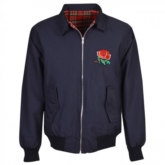 England Rugby Navy Harrington Jacket_0