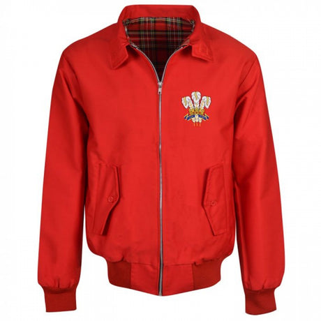 Wales Rugby Red Harrington Jacket_0