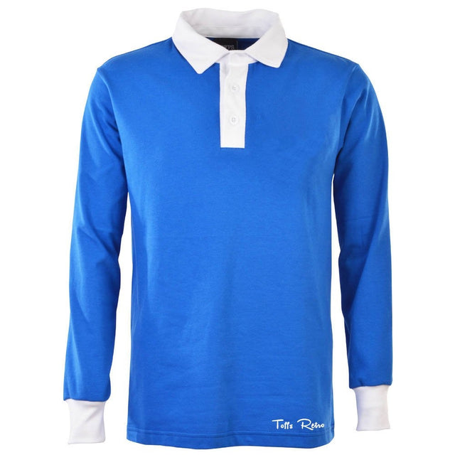 TOFFS Classic Retro Royal Long Sleeve Rugby Style Shirt_0