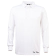 TOFFS Classic Retro White Long Sleeve Rugby Style Shirt_1