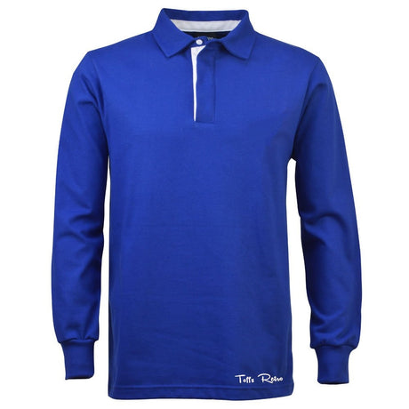 TOFFS Classic Retro Royal Blue Rugby Style Long Sleeve Shirt_1