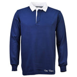 TOFFS Classic Retro Navy Long Sleeve Rugby Stlye Shirt_1