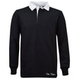 TOFFS Classic Retro Black Long Sleeve Rugby Style Shirt_0