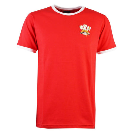 Wales Rugby T-Shirt - Red/White Ringer_2