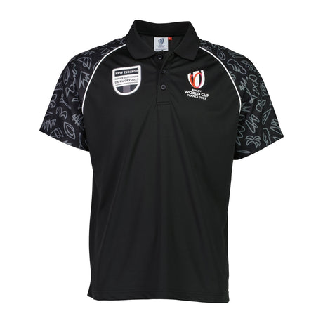 Rugby World Cup 2023 New Zealand Polo - Black_1