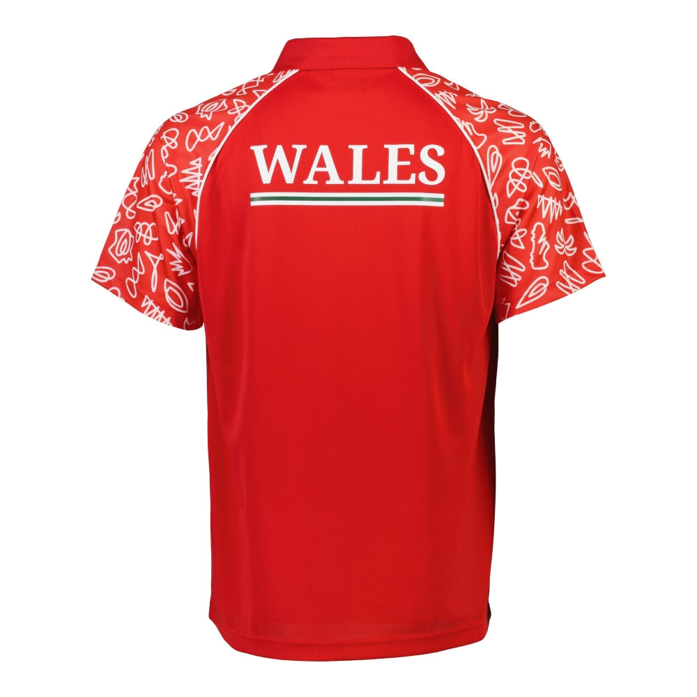 Rugby World Cup 2023 Wales Polo - Red_1