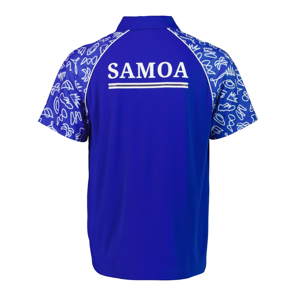 Rugby World Cup 2023 Samoa Polo - Royal Blue_1