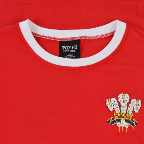 Wales Rugby T-Shirt - Red/White Ringer_2