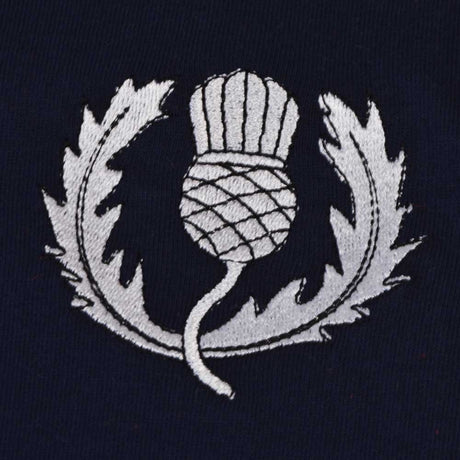 Scotland Rugby T-Shirt - Navy/White Ringer_2
