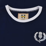 Scotland Rugby T-Shirt - Navy/White Ringer_2