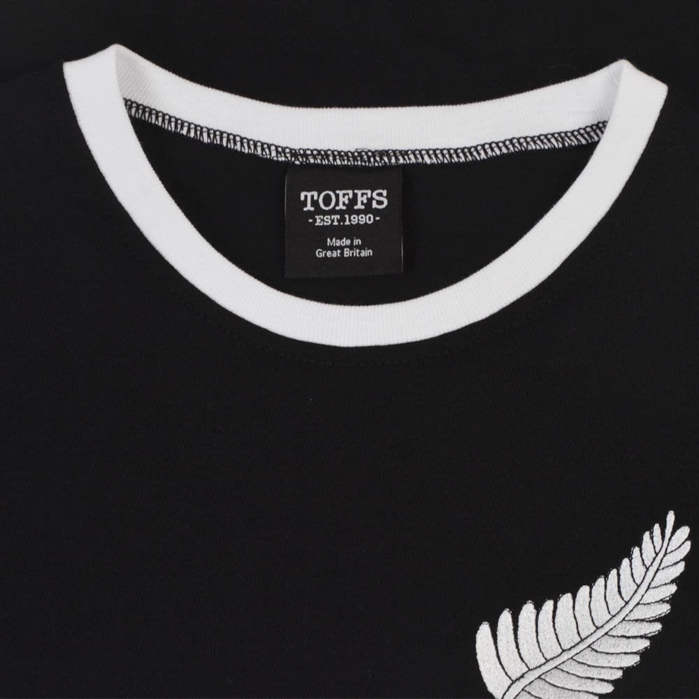 New Zealand Rugby T-Shirt - Black/White_2
