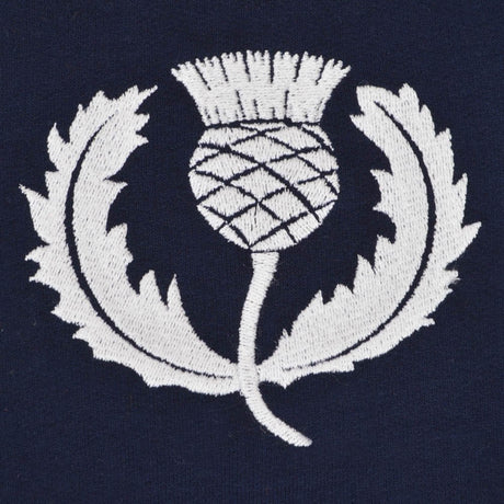 Scotland 1925 Vintage Rugby Zipped Hoodie - Navy_2
