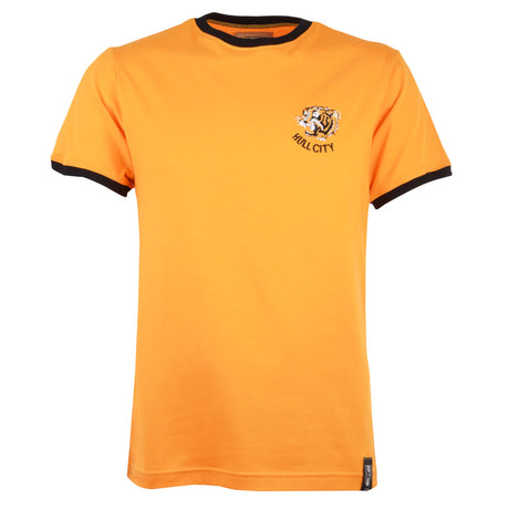 Kids Hull City T-Shirt - Amber/Black Ringer_0