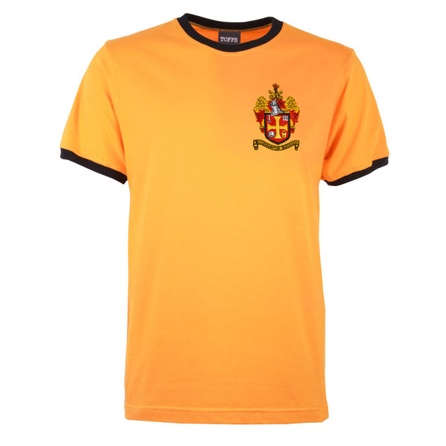 Kids Wolverhampton Wanderers T-Shirt - Amber/Black Ringer_0