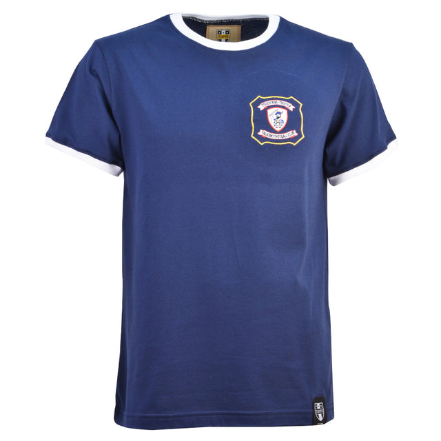 Kids Falkirk Navy/White T-Shirt_0