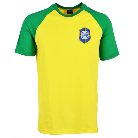 Kids Brazil Raglan Sleeve Yellow/Green T-Shirt_0