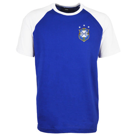 Kids Brazil Away Raglan Sleeve Royal/White T-Shirt_0