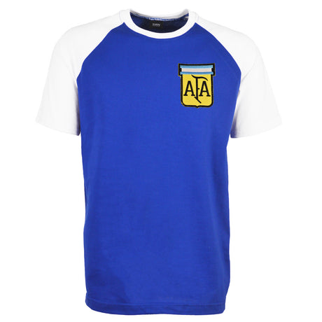 Kids Argentina Away Raglan Sleeve Royal/White T-Shirt_0