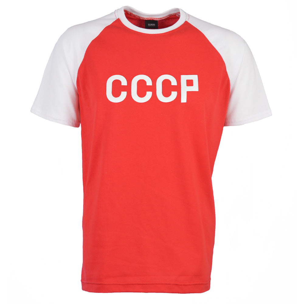 Ussr Rugby Kids Soviet Union (CCCP) Raglan Sleeve Red/White T-Shirt – therugbyhq